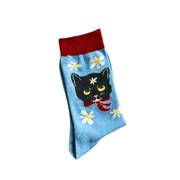 Centinelle Naoko Cat Cotton Socks